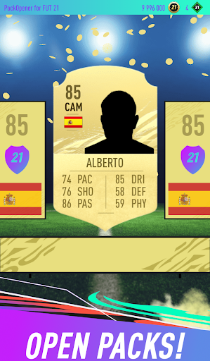 Pack Opener for FUT 21 3.05 screenshots 1