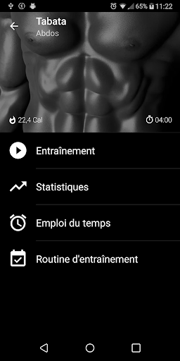 Aperçu de l'application