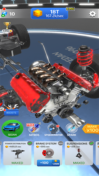 Cars Inc. 1.12.0 APK + Мод (Unlimited money) за Android