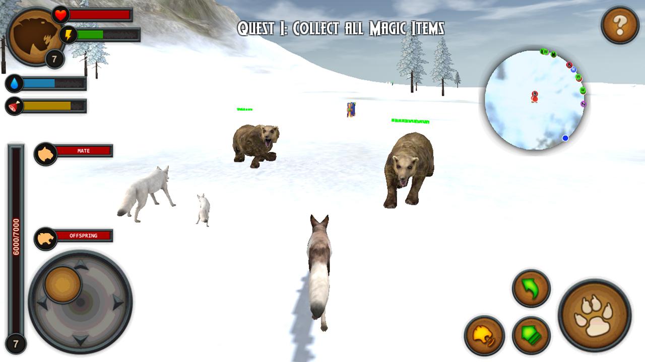 Android application Foxes of the Arctic screenshort