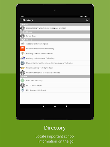Union County Vo-Tech Schools Screen 2
