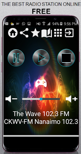 Android application The Wave 102.3 FM CKWV-FM Nana screenshort