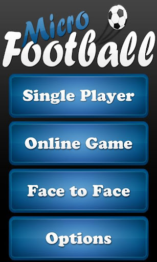 Android application Micro Football screenshort