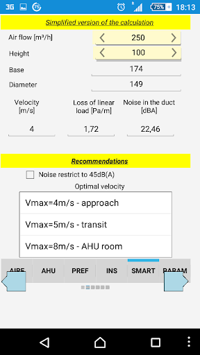 Bilan HVAC Screen 3