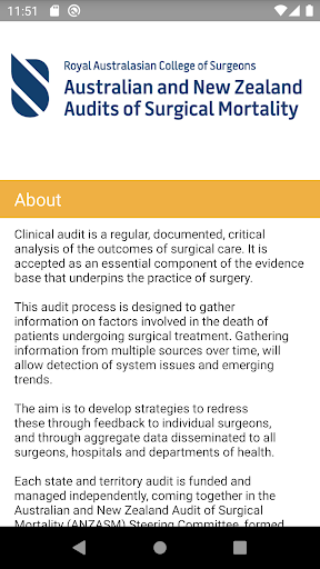 ANZASM National Case Reviews Screen 2