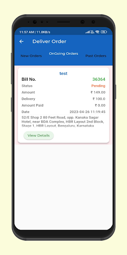 ShopiesKart Delivery Screen 3