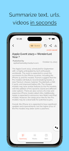 TLDR - Summarize Text Screenshot 1 - AppWisp.com