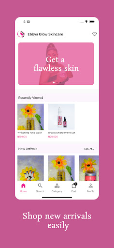 EbbysGlow Skincare Screen 2