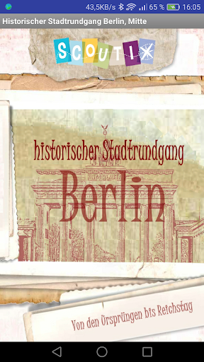 Android application Berlin, Histor. Stadtrundgang screenshort