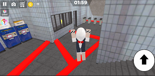 Escape train station parkour screenshot