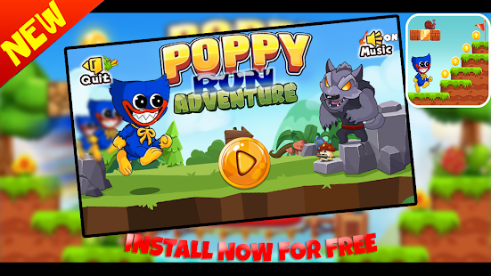 Poppy Run: Adventures World 1.0 APK screenshots 1