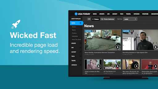 Screenshot of Puffin TV Browser