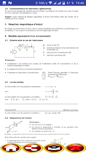 Moteur - Alternateur Cours 202 Screen 2