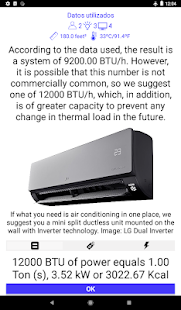 Air conditioner or Heat pump Capture d'écran