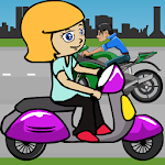 Cover Image of ダウンロード Scooter Racer Girl 2.0 APK
