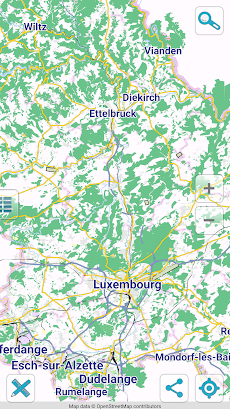Map of Luxembourg offlineのおすすめ画像1