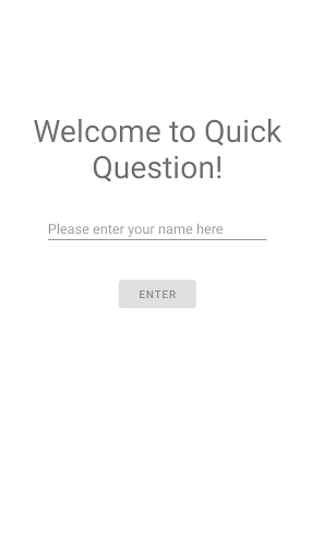 Android application Quick Question screenshort