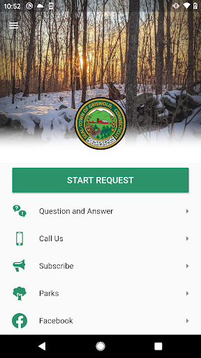 Android application GriswoldConneCT screenshort