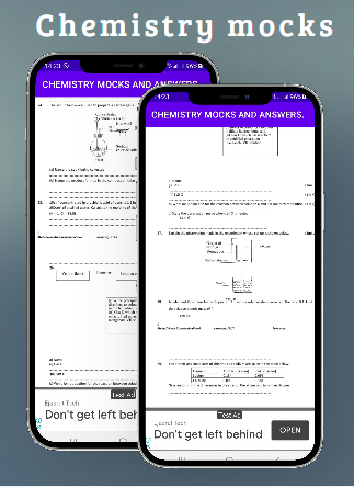 Chemistry: mocks and answers Screen 2