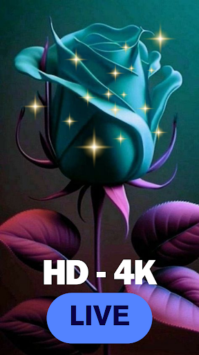Android application Romantic Roses Magic Flower HD screenshort