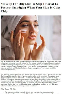 Makeup For Oily Skin Tips