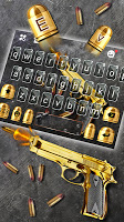 screenshot of Golden Shooting Gun Keyboard T