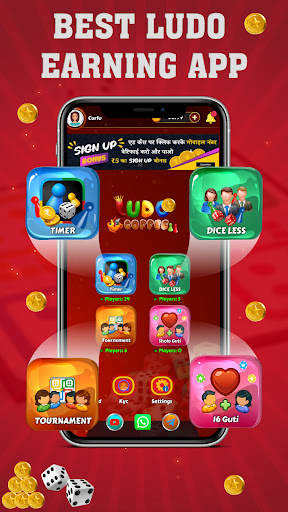 Android application Ludocoffee : Online Ludo Game screenshort