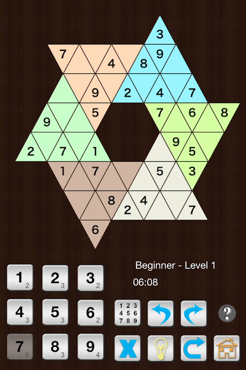 Star Sudoku six large triangle - 1.1.20 - (Android)
