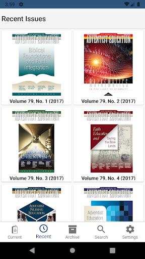 Journal of Adventist Education Screen 2
