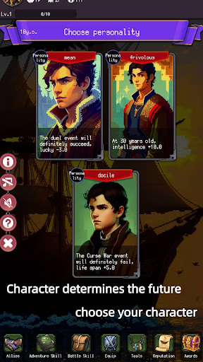 Android application Brave Life Simulator：RPG Game screenshort