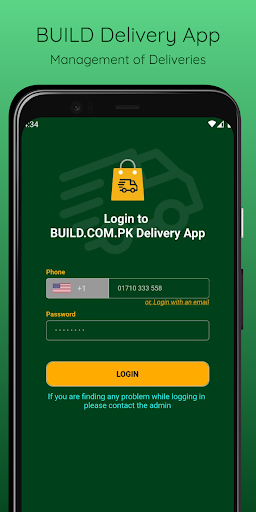 Android application Build.com.pk - Delivery App screenshort