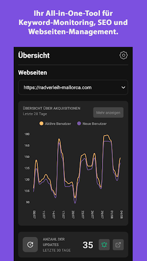 Android application First Row System screenshort