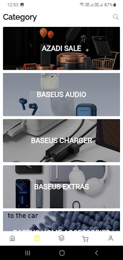 Android application Baseus Pakistan screenshort