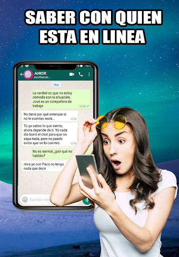Android application Con Quien Esta En Linea Guia screenshort