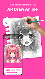 Draw Anime Sketch: AR Draw MOD APK (Premium Unlocked) 1