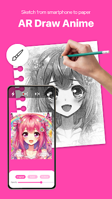 Draw Anime Sketch: AR Drawのおすすめ画像1