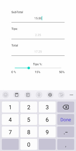 Tip Calculator Screen 3