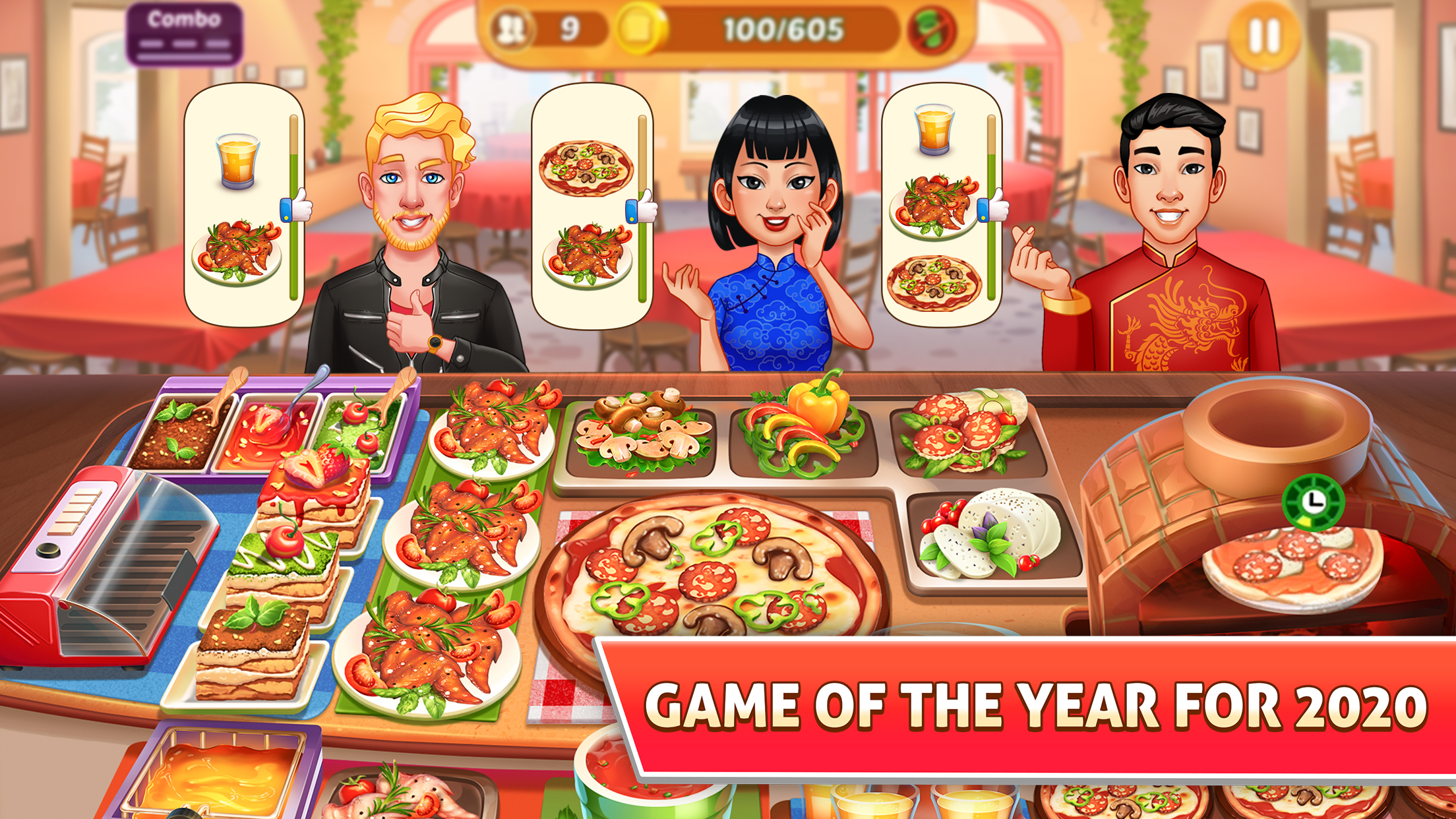 Android application Kitchen Craze: Restaurant Game screenshort
