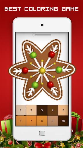 Christmas Pixel Art Coloring A