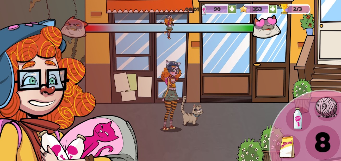 Captura 9 Crazy Cat Lady - Free Game android