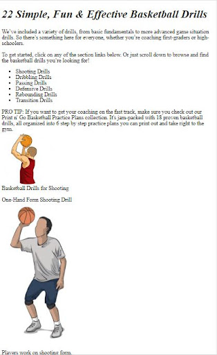 Basketball Moves & Drills Tips Screen 3