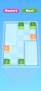 Number match logic puzzle game