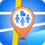 Employee Location - tracking, real-time icon