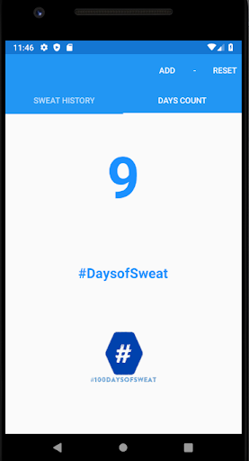 100 Days of Sweat! Screenshot 1 - AppWisp.com