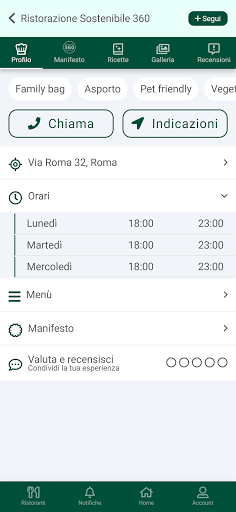 Ristorazione Sostenibile 360 Screen 3