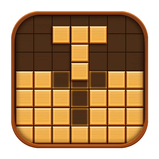 Block Wood puzzle logo