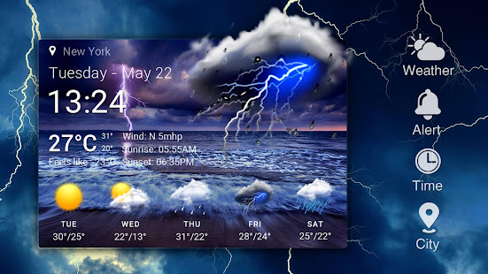 Local Weather Widget&Forecast  Screenshots 7