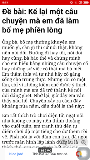 Văn Mẫu - Đề Thi Ngữ Văn Lớp 6 Screen 3