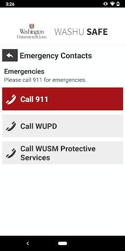 WashU Safe Screen 2