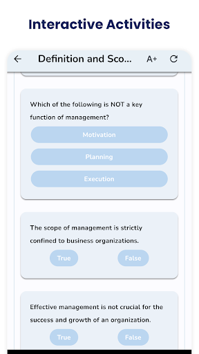 Management Quick Notes Screen 3